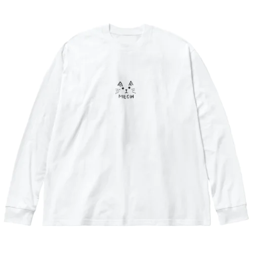 クレヨンねこちゃん Big Long Sleeve T-Shirt