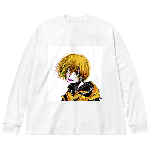 金髪男子 Big Long Sleeve T-Shirt