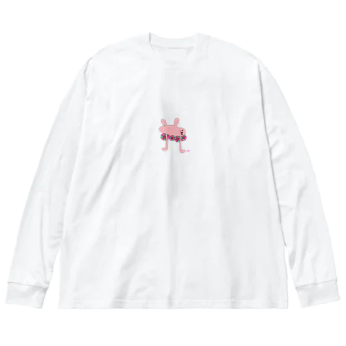 うさぎくるま。 Big Long Sleeve T-Shirt