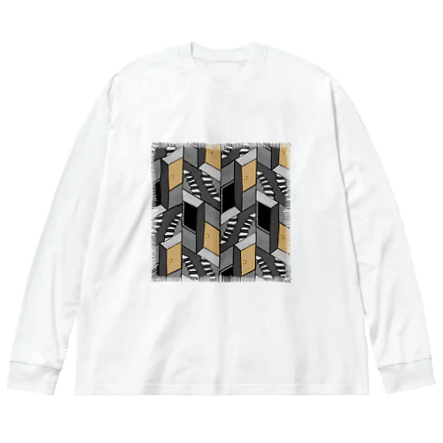 入口と出口 Big Long Sleeve T-Shirt