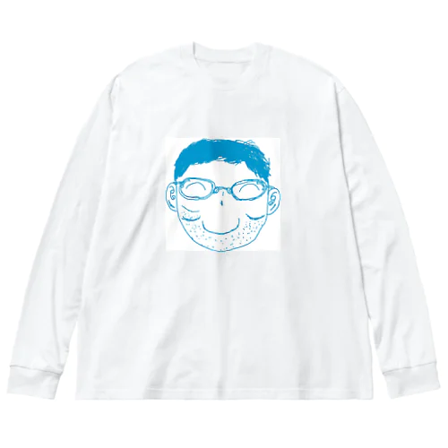 おじさん ビッグシルエットロングスリーブTシャツ