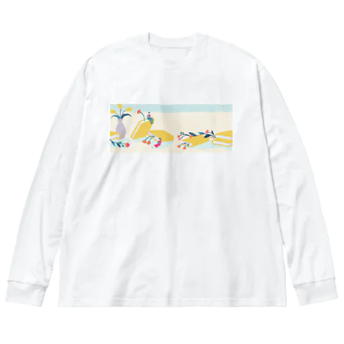 花の栞 Big Long Sleeve T-Shirt