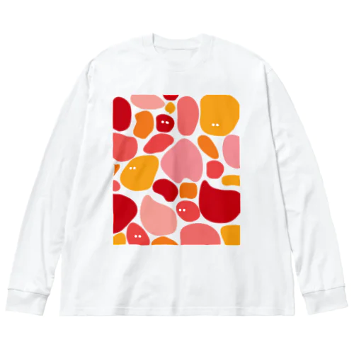 いっぱい(レッド) Big Long Sleeve T-Shirt