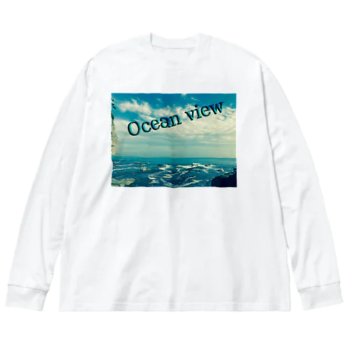 ocean view  オーシャンビュー ビッグシルエットロングスリーブTシャツ