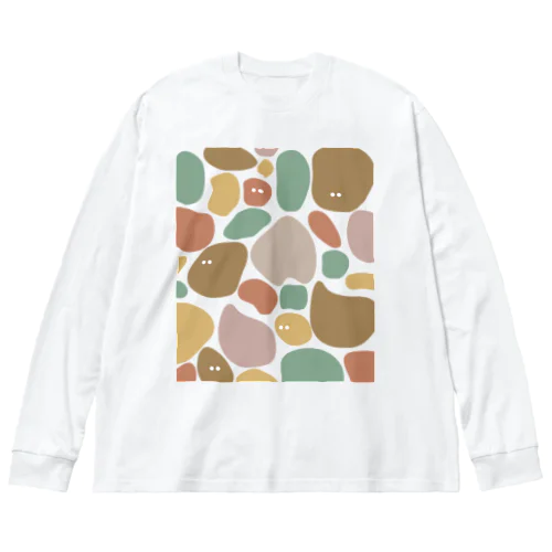 いっぱい(アースカラー) Big Long Sleeve T-Shirt