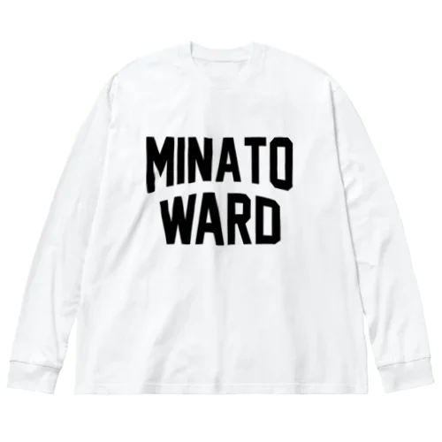 港区 MINATO WARD ビッグシルエットロングスリーブTシャツ