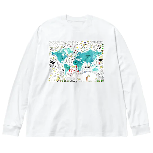 WORLD ビッグシルエットロングスリーブTシャツ