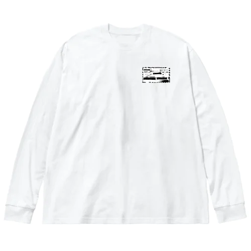 処方ロングtee ビッグシルエットロングスリーブTシャツ