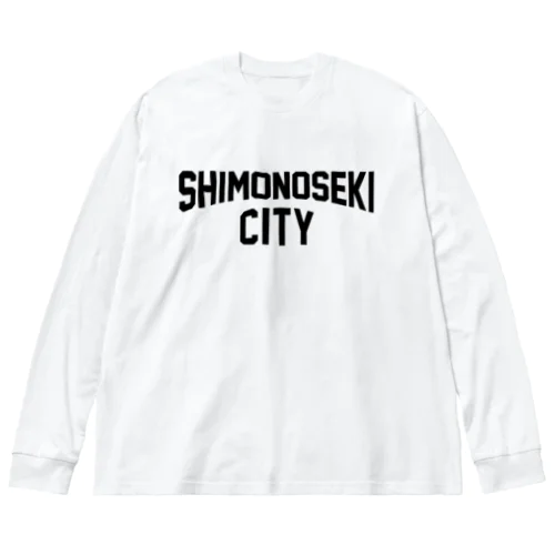 下関市 SHIMONOSEKI CITY ビッグシルエットロングスリーブTシャツ