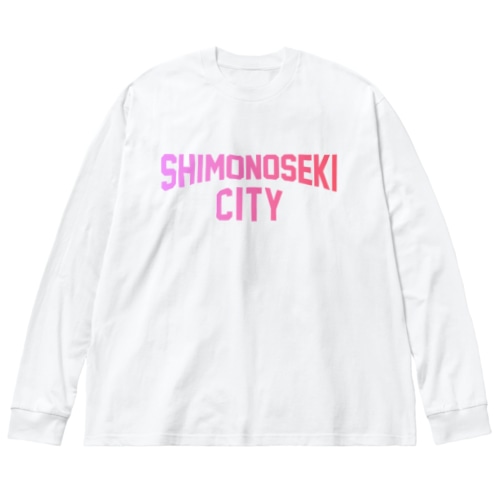 下関市 SHIMONOSEKI CITY Big Long Sleeve T-Shirt