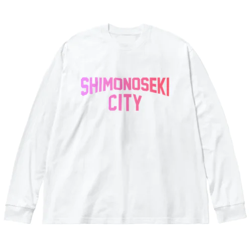 下関市 SHIMONOSEKI CITY Big Long Sleeve T-Shirt