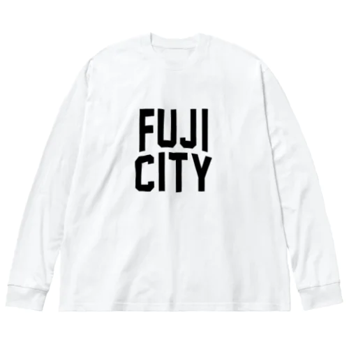 富士市 FUJI CITY ビッグシルエットロングスリーブTシャツ