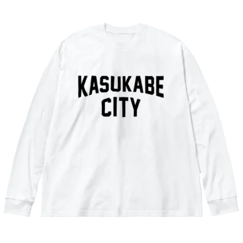 春日部市 KASUKABE CITY ビッグシルエットロングスリーブTシャツ