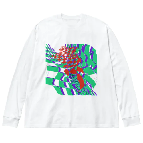 多原色 Big Long Sleeve T-Shirt