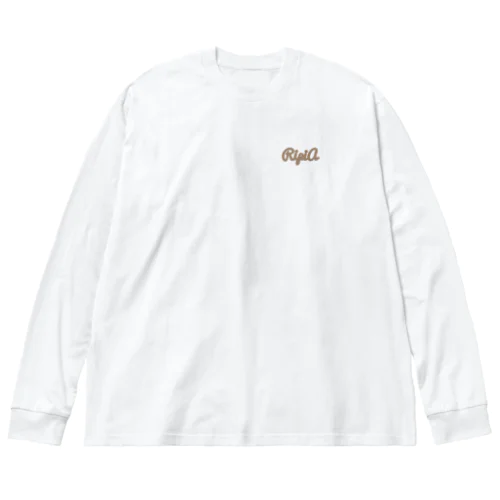 RipiA バッグサイズバッグフォトT Big Long Sleeve T-Shirt