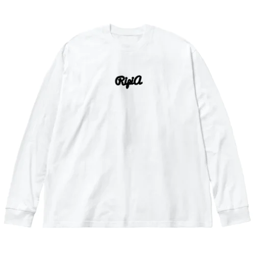 RipiA ロゴ Big Long Sleeve T-Shirt