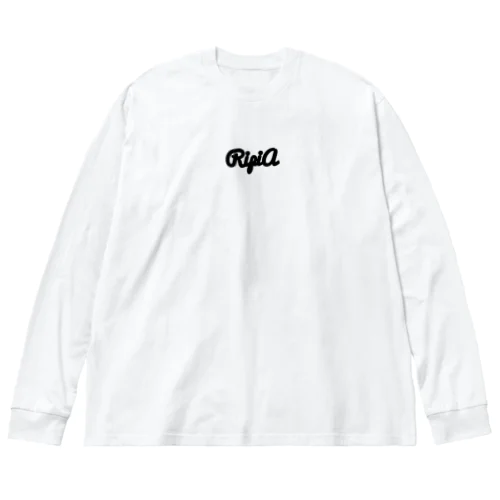 RipiA ロゴ ビッグシルエットロングスリーブTシャツ