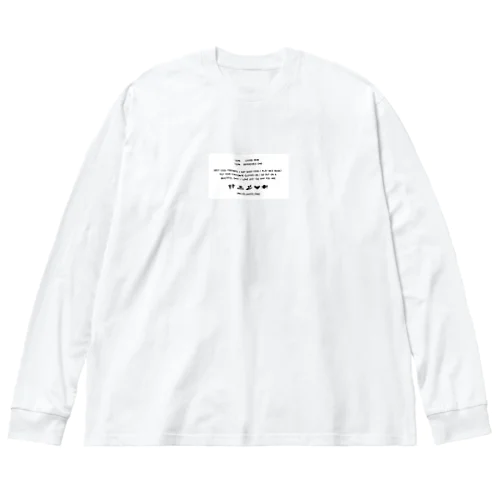 洗濯表示みたいなやつ Big Long Sleeve T-Shirt