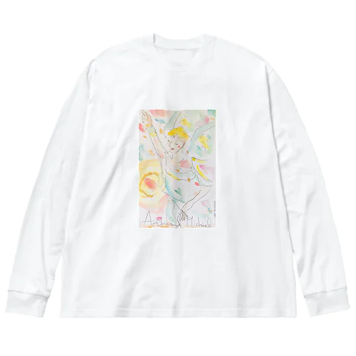 大天使ミカエル ビッグシルエットロングスリーブTシャツ