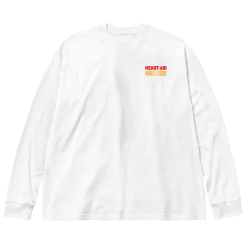 HEART-AID（Small Logo) ビッグシルエットロングスリーブTシャツ