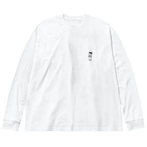 野毛ねこ Big Long Sleeve T-Shirt