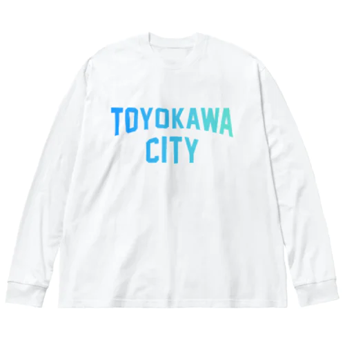 豊川市 TOYOKAWA CITY ビッグシルエットロングスリーブTシャツ