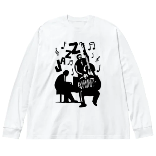 JAZZ ビッグシルエットロングスリーブTシャツ