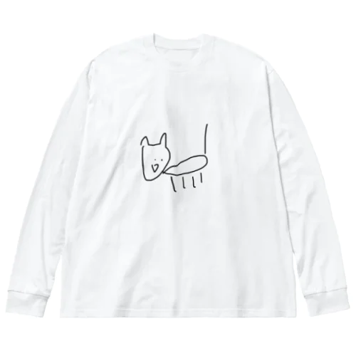 ぬぁこ ビッグシルエットロングスリーブTシャツ