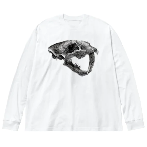 スミロドン（頭の骨） Big Long Sleeve T-Shirt