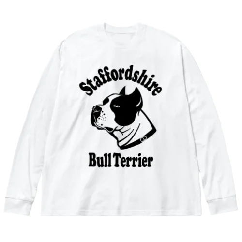 Staffordshire Bull Terrier / スタッフォードシャー・ブルテリア Big Long Sleeve T-Shirt