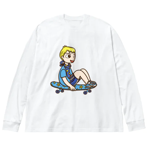 スケボー少年 Big Long Sleeve T-Shirt