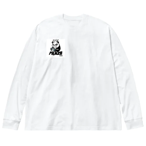 パンダのパン蔵くん 루즈핏 롱 슬리브 티셔츠