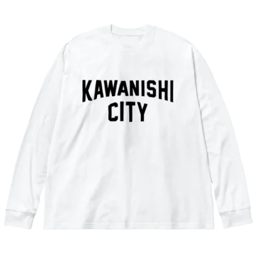 川西市 KAWANISHI CITY ビッグシルエットロングスリーブTシャツ