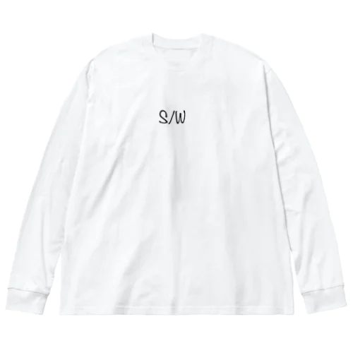 Silver Wigビッグシルエットパーカー Big Long Sleeve T-Shirt