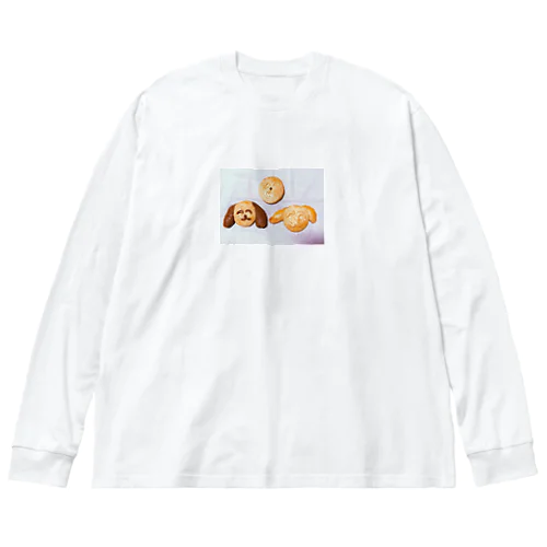 クッキーいぬ ビッグシルエットロングスリーブTシャツ