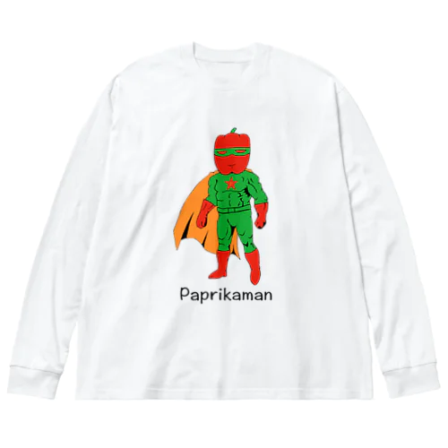 パプリカマン ビッグシルエットロングスリーブTシャツ