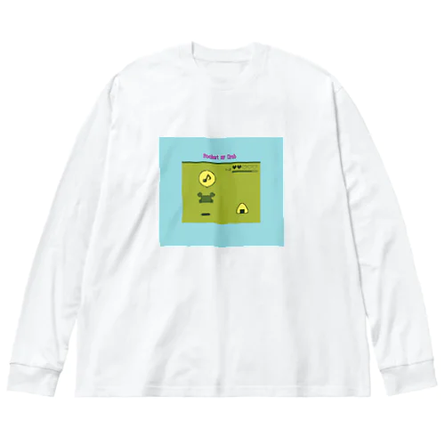 子ガニ育成ゲーム ビッグシルエットロングスリーブTシャツ