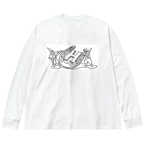 HORSMARTオリジナル ビッグシルエットロングスリーブTシャツ