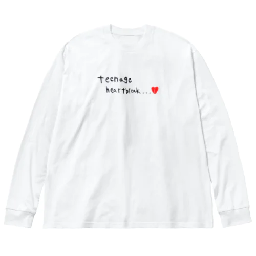 teenage heartbreak ビッグシルエットロングスリーブTシャツ