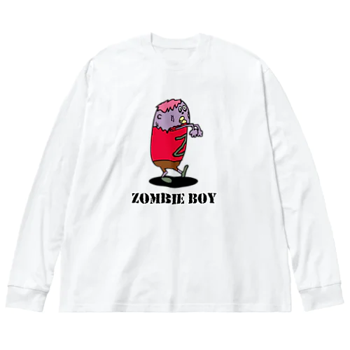 ゾンビ少年 ビッグシルエットロングスリーブTシャツ