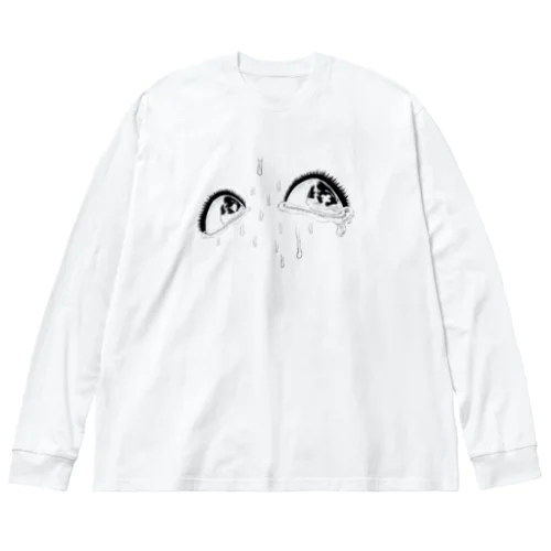 泥の瞳 Big Long Sleeve T-Shirt