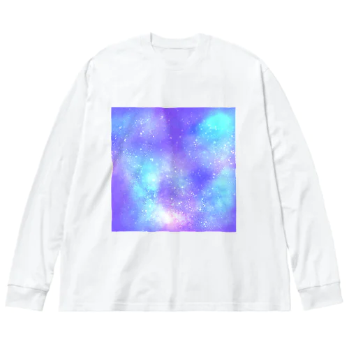 ギャラクシー宇宙 ビッグシルエットロングスリーブTシャツ