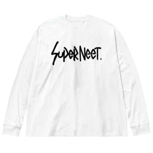 SUPER NEET BLACK ビッグシルエットロングスリーブTシャツ