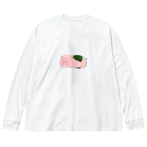 こぶたのさくら餅 Big Long Sleeve T-Shirt