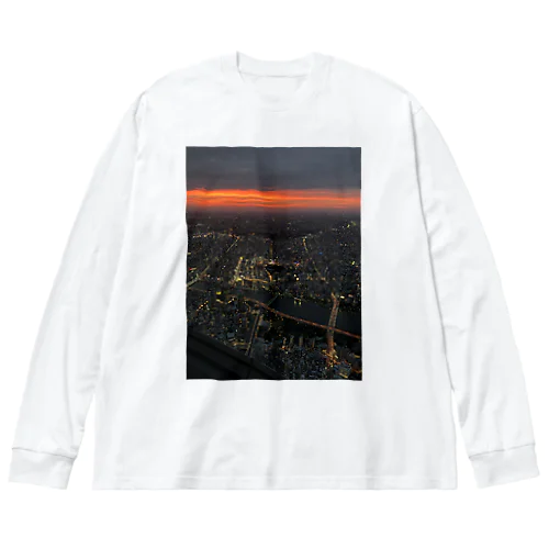 TOKIO夜景 ビッグシルエットロングスリーブTシャツ