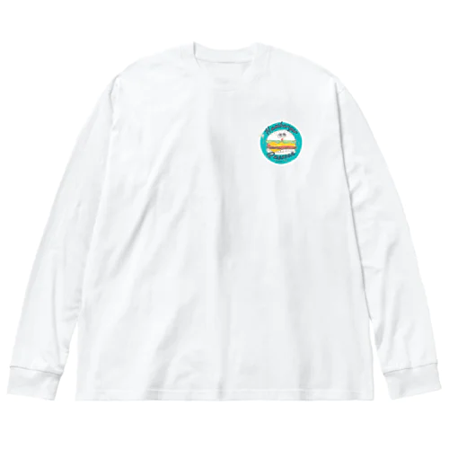 Hamburger queen ビッグシルエットロングスリーブTシャツ