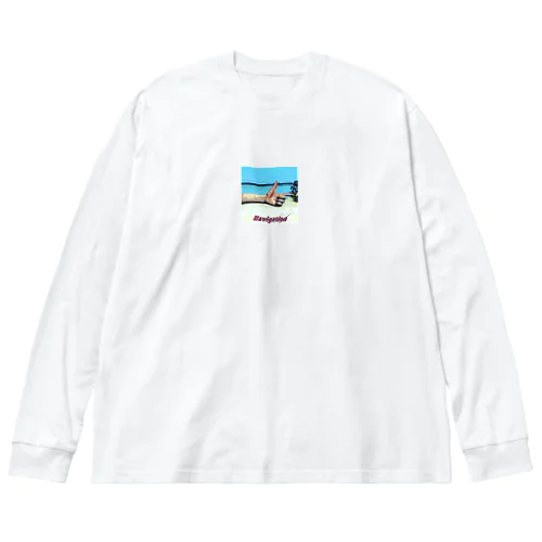 Navigation T Long ビッグシルエットロングスリーブTシャツ