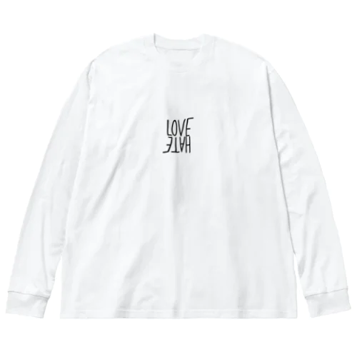 LOVE／HATE Big Long Sleeve T-Shirt