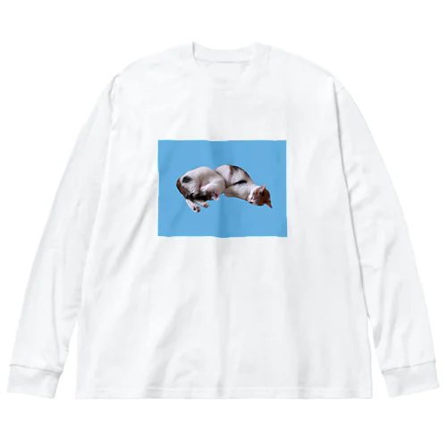 なかよくねむる猫 / ニャーニャーとヤーヨ Big Long Sleeve T-Shirt