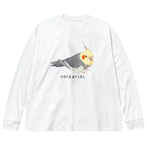 もちオカメビッグシルエットロンT ビッグシルエットロングスリーブTシャツ